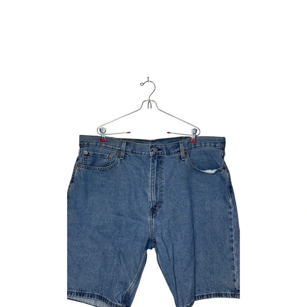 Levi's Men's Shorts Jeans 405 Bermuda‎ Light Wash Denim Hi-Rise Blue Sz. 42